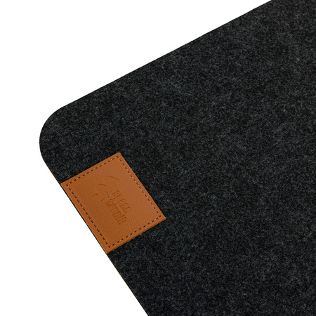 Mata filcowa z korkiem ciemnoszara 80x40cm SPB064