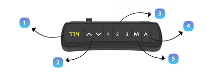 Spacetronik SPE-233G electric desk rack