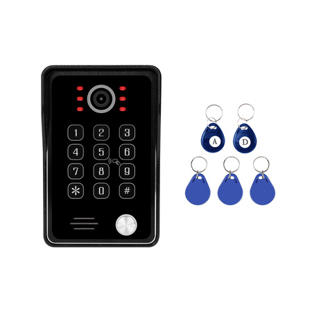 Türstation mit RFID-Kamera schwarz SPD-DST03B