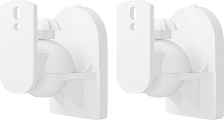Speaker wall mount 35kg Goobay white x2