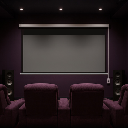 Elektryczny Ekran Projekcyjny PEV Ścienny 100"