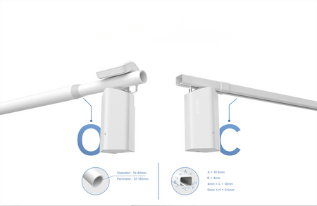 Inteligentní záclonový ovladač záclonové tyče typu O Yeelight