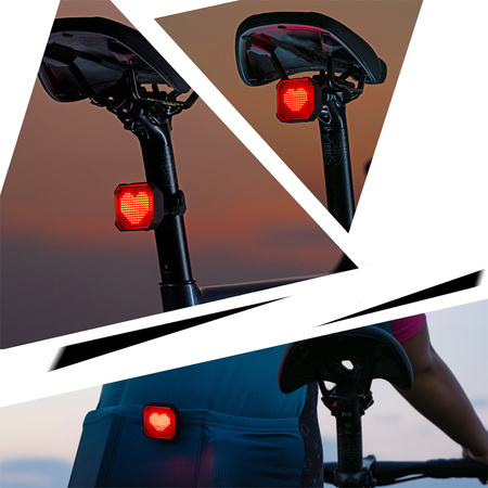 Animácia zadného cyklického svetla Wind and Moon WT28