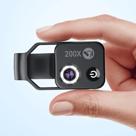 Digital microscope lens for phone 200x LED