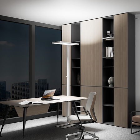 Lampa podłogowa LED narożna GLOW D24 Pro Biała