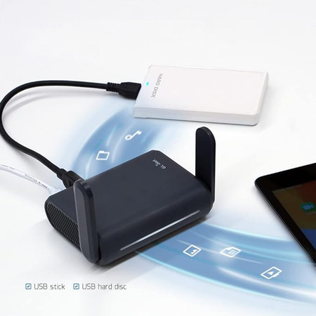 Router mini Wi-Fi 5 VPN GL.iNet Slate Plus GL-A1300