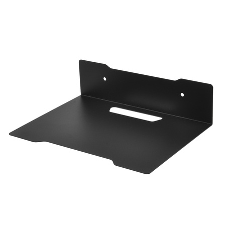 Półka metalowa czarna wisząca 23 cm Spacetronik