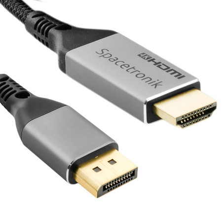 Spacetronik KDH-SPA015 15m kabel DP HDMI 4K 60Hz