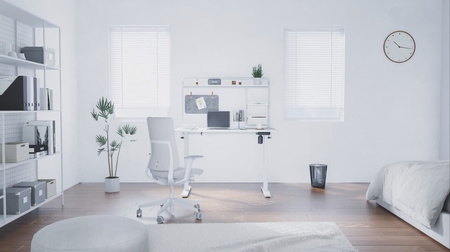 Spacetronik SPB-118BB 140cm desk extension unit