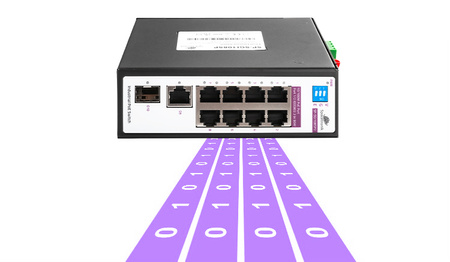SWITCH 8-port SP-SGI108SP2 Industrial PoE SFP