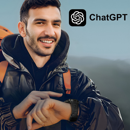 Smartwatch Kumi U5 Pro 170 trybów SPORT Srebrny