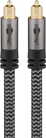 Goobay Plus TEXTIL Toslink Optical Cable 2m