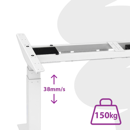 Elektryczny stelaż biurkowy Spacetronik SPE-303VW