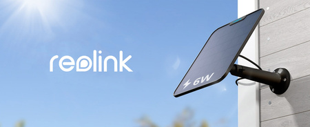 Panel solarny 6W USB-C Reolink Solar2 czarny 4m