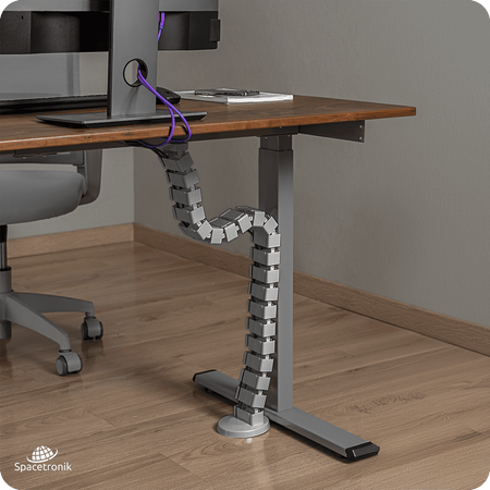 Magnetické vedení kabelů, šedé SPK-182G 130cm