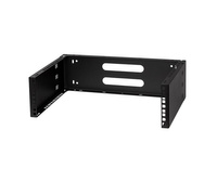 19" 3U 330mm Wall Rack Bracket Black