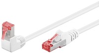 Patchcord CAT 6 S/FTP 1x90 BÍLÁ 025m