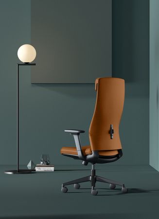Spacetronik HAVARD PU swivel office chair