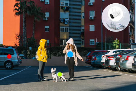 HomeGuard AI venkovní WiFi kamera 2K HGWOB-256