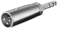 XLR plug - Jack 635mm audio adapter Goobay