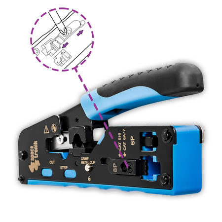 Zaciskarka RJ45/RJ12/RJ11 PT-CT03