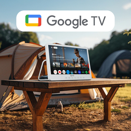 Przenośny TV Smart IP66 z Google TV Sylvox 15.6"