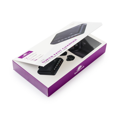 Charging station 140W GaN SR103 LED 6 USB PD+QC3.0