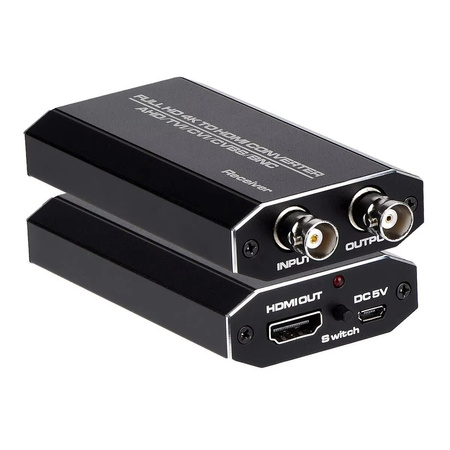 Konwerter TVI CVI AHD na HDMI Spacetronik SPC-H03