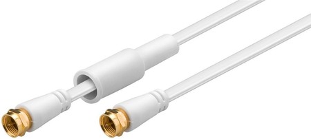 FF SAT connector Goobay FLAT gold plated 5m