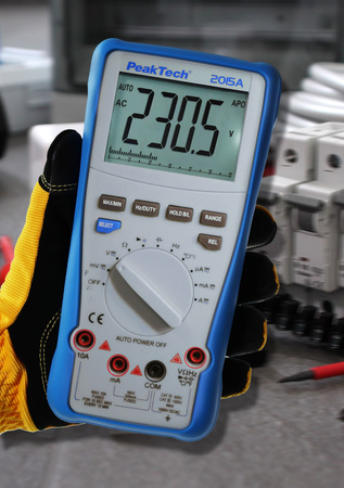 PeakTech 2015A Digital Multimeter with Bargraph 10A