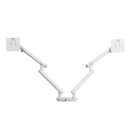 Podwójne Ramię do Monitora SPAF120LUW Białe
