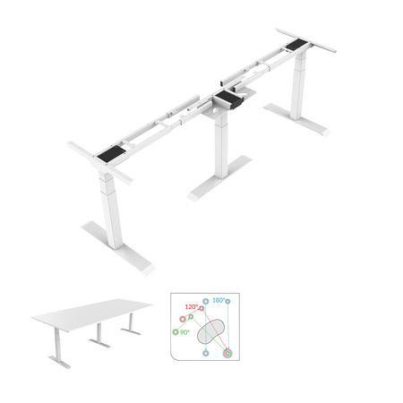 Spacetronik SPE-323TW elektrischer Tischständer