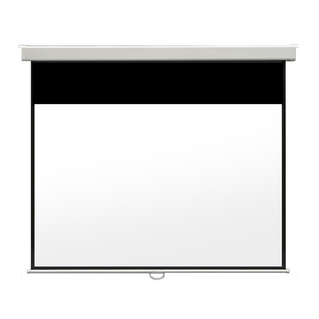Ekran projekcyjny zwijany ręcznie 100" 16:9 biały