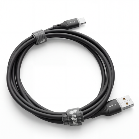 Kabel LED silikonowy USB2.0 do USB-C 1m