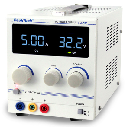 Labornetzgerät 150W 30V 5A PeakTech 6140