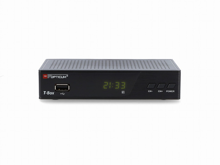 Tuner naziemny DVB-T2 HEVC H.265 OPTICUM RED T-BOX