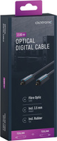 CLICKTRONIC Toslink optical cable + ad. jack 2m