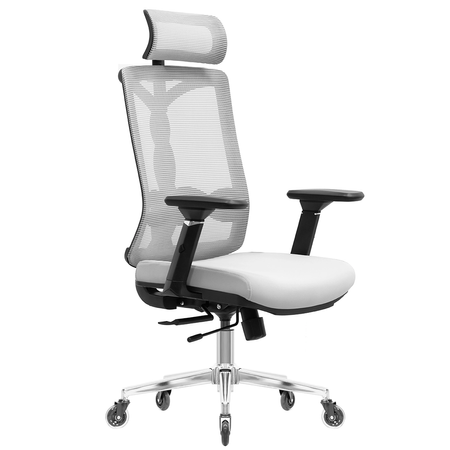 Spacetronik Moris SPE-O121 120x60 electric desk, White frame, Light wood top