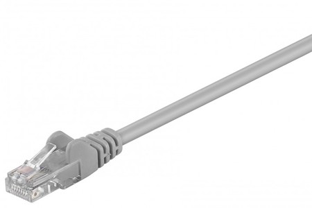 Kabel LAN Patchcord CAT 5E 1m szary