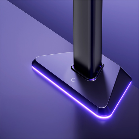 Ametystowy uchwyt RGB monitor Spacetronik SPAA112L