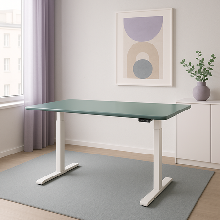 Blat MDF malowany proszkowo 120x60x2.5 Pine Green