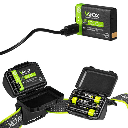 Headlamp flashlight 500lm motion sensor VAYOX VA0078