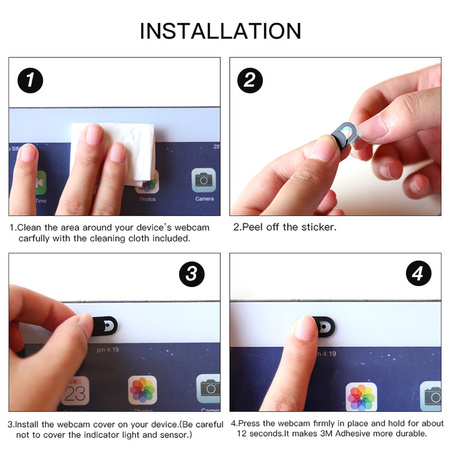 Kryt fotoaparátu notebooku 3ks. SPM-T06