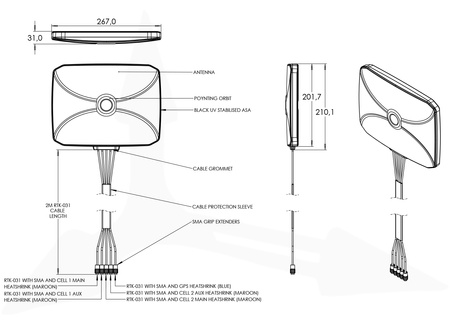 Směrová anténa PATCH-25