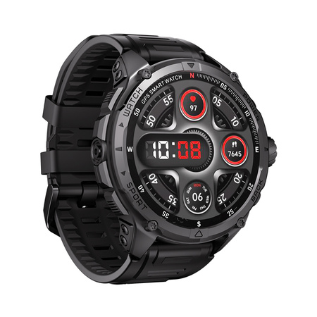 Smartwatch Kumi U5 Pro 170 trybów SPORT Czarny