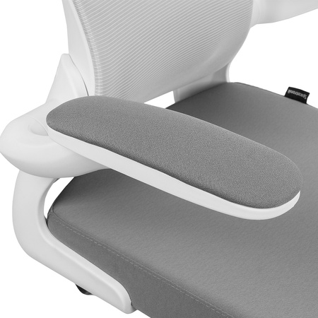 ARON White swivel office chair