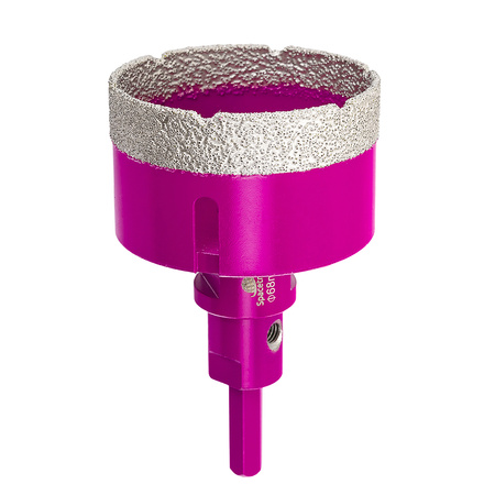 Diamond corehole cutter for stoneware m14 68mm