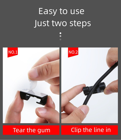 Úchyty na kabely 20 kusů SPM-T09