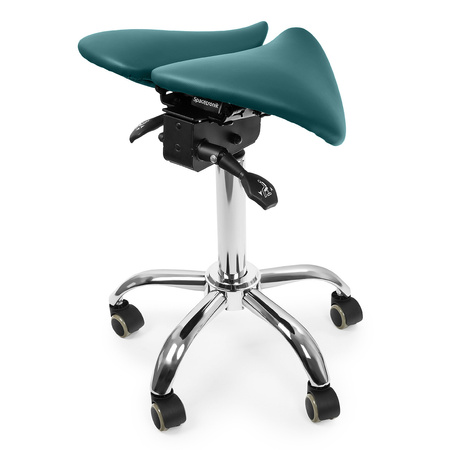 Ergonomisch verstellbarer Hocker SELLA blau