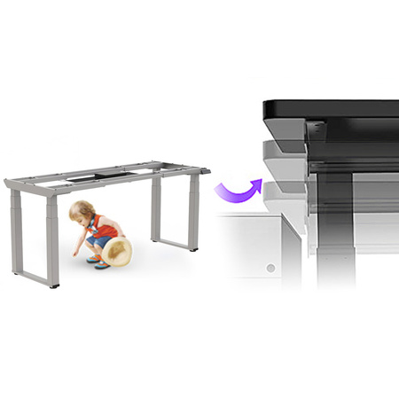 Spacetronik SPE-434G electric desk rack